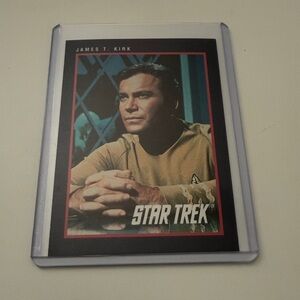 1991 Impel Star Trek 25th Anniversary James T Kirk Trading Card #97